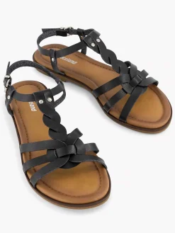 Graceland Sandalen-Zwarte Sandaal