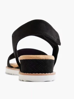 Skechers Sandalen-Zwarte Sandaal Desert Kiss