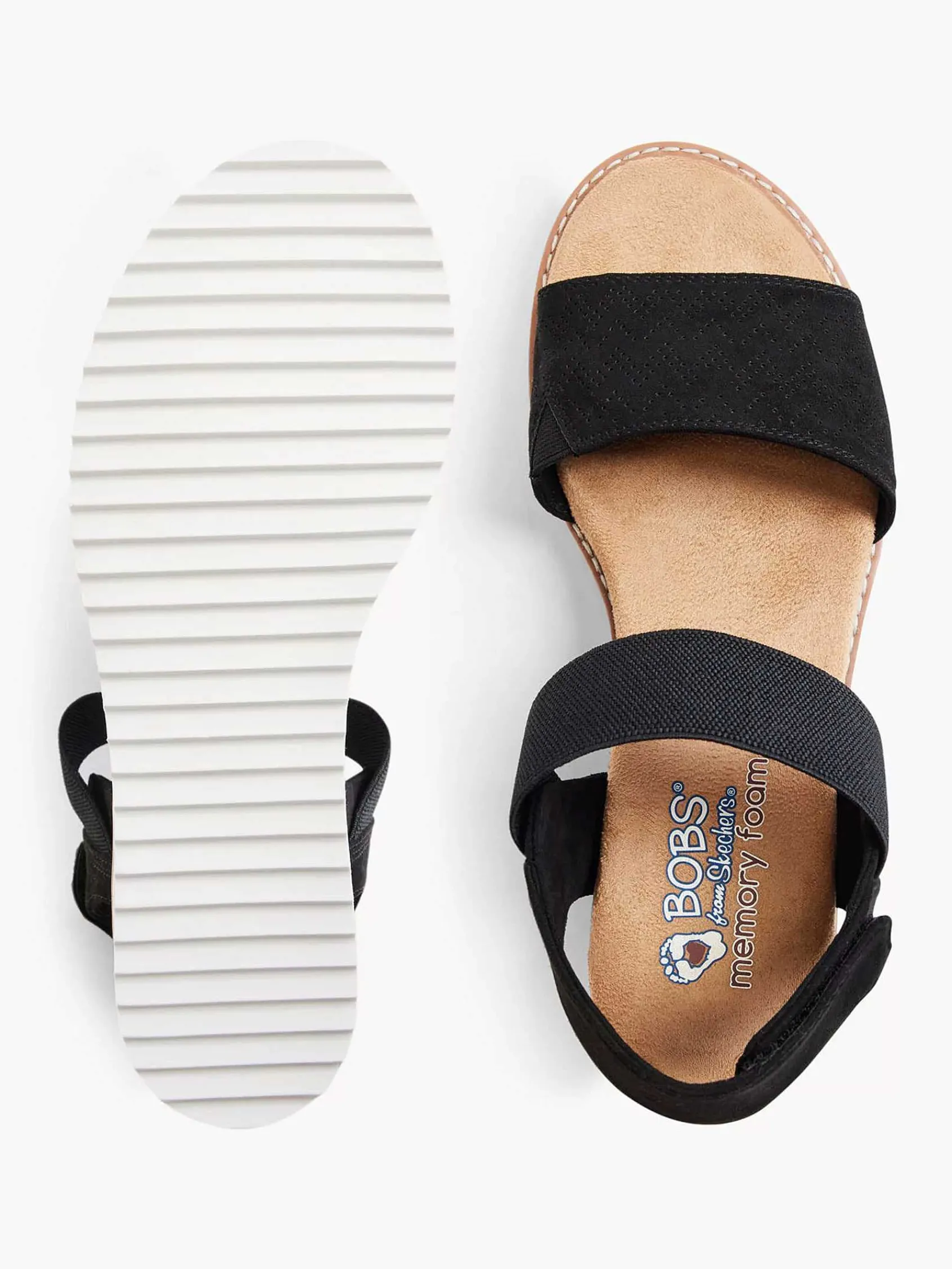 Skechers Sandalen-Zwarte Sandaal Desert Kiss