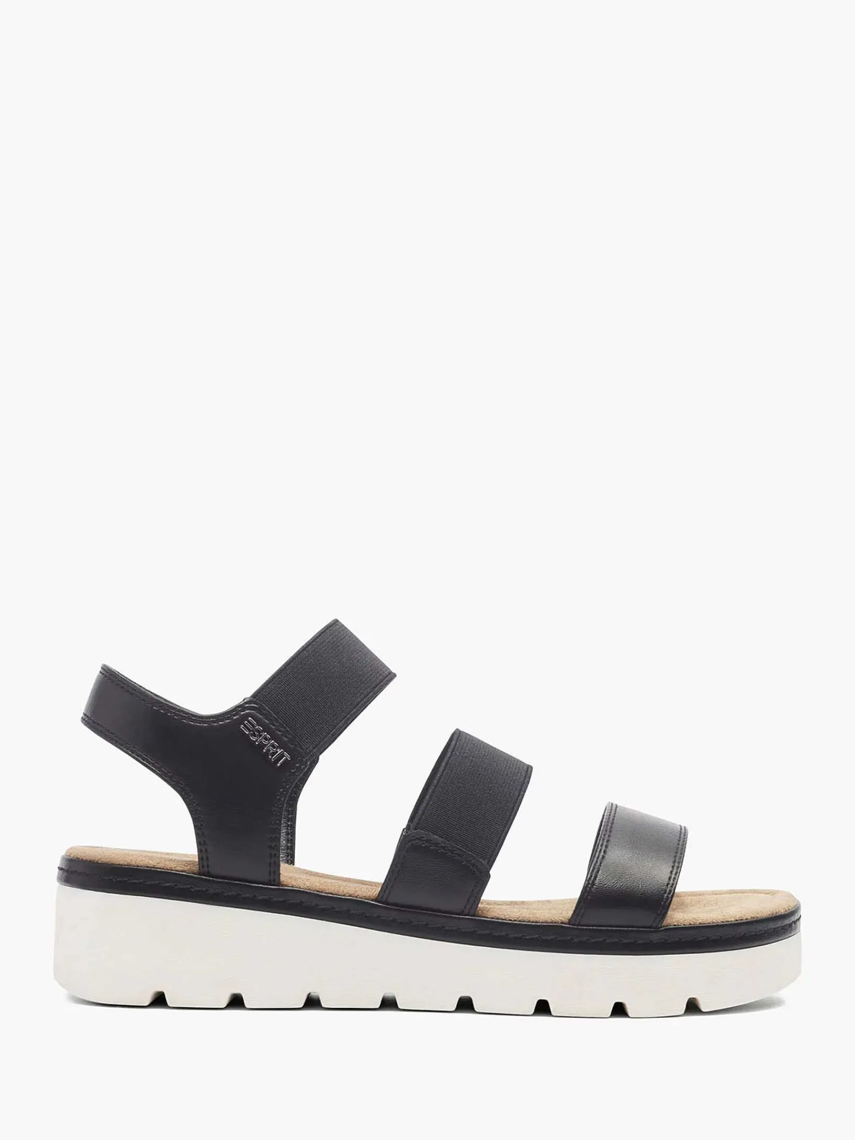 Esprit Sandalen-Zwarte Sandaal Elastisch