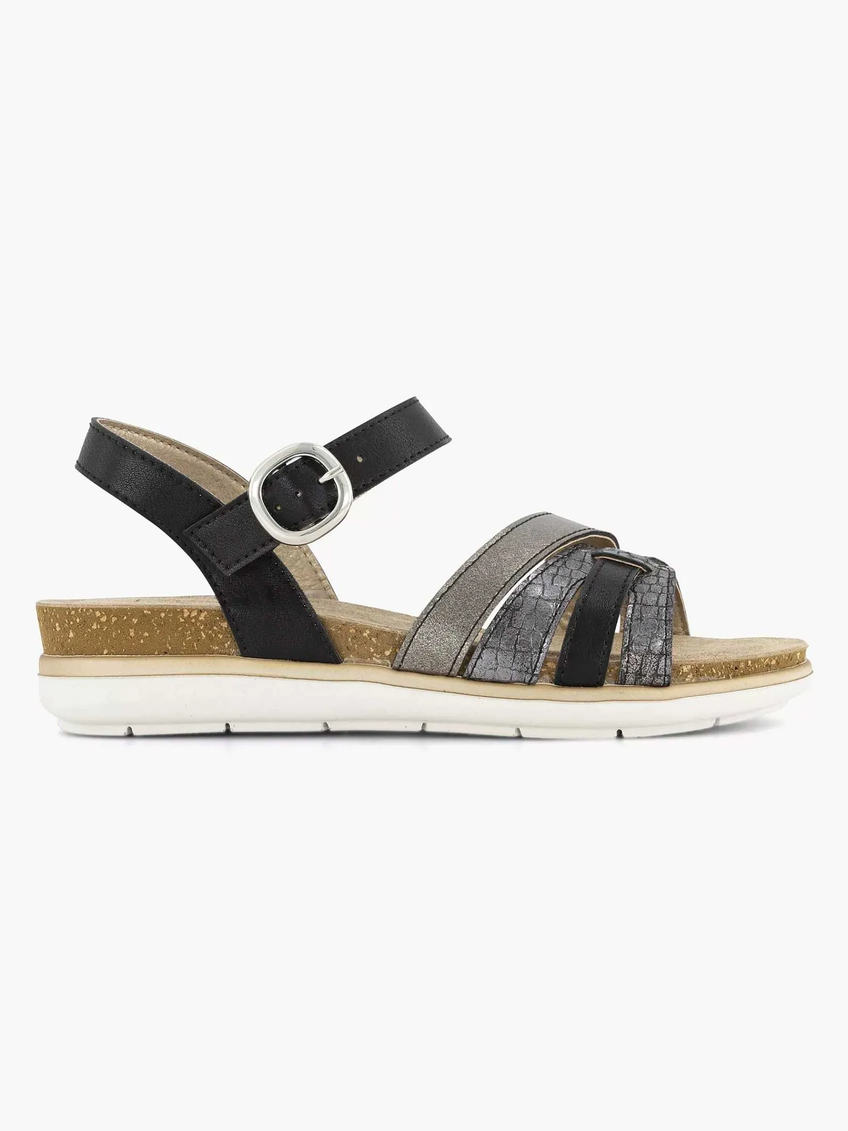 Easy Street Sandalen-Zwarte Sandaal Gespsluiting