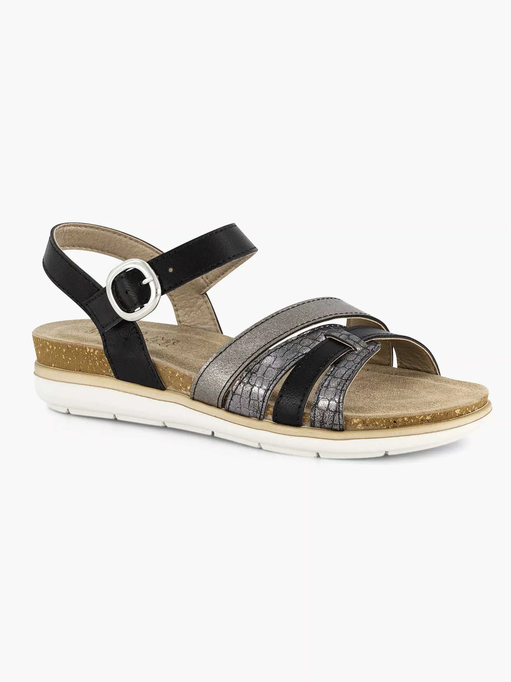 Easy Street Sandalen-Zwarte Sandaal Gespsluiting