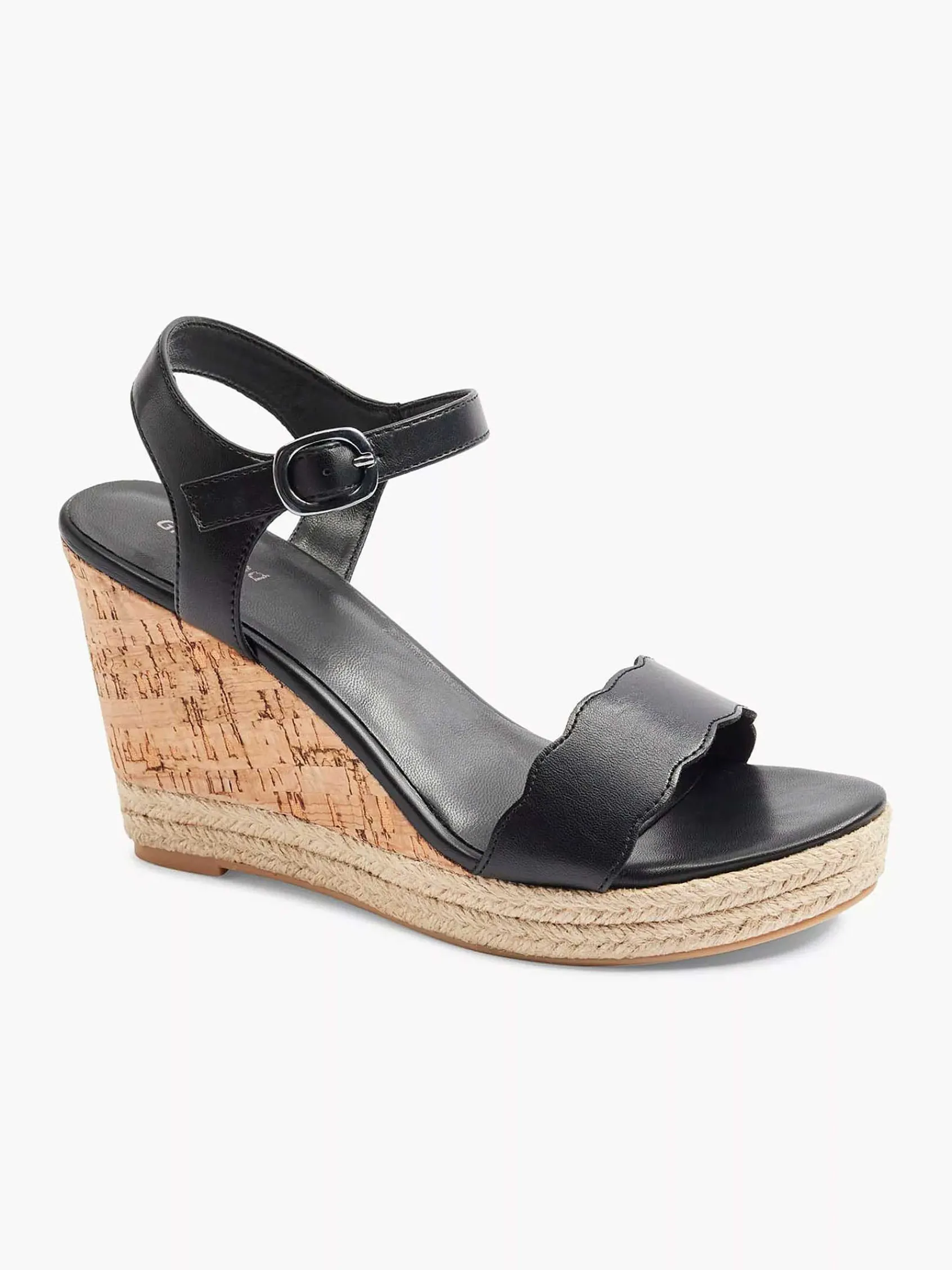 Graceland Hoge Hakken-Zwarte Sandalette