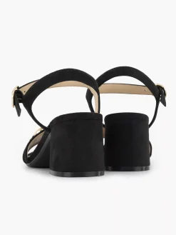 Graceland Sandalen-Zwarte Sandalette Sierketting