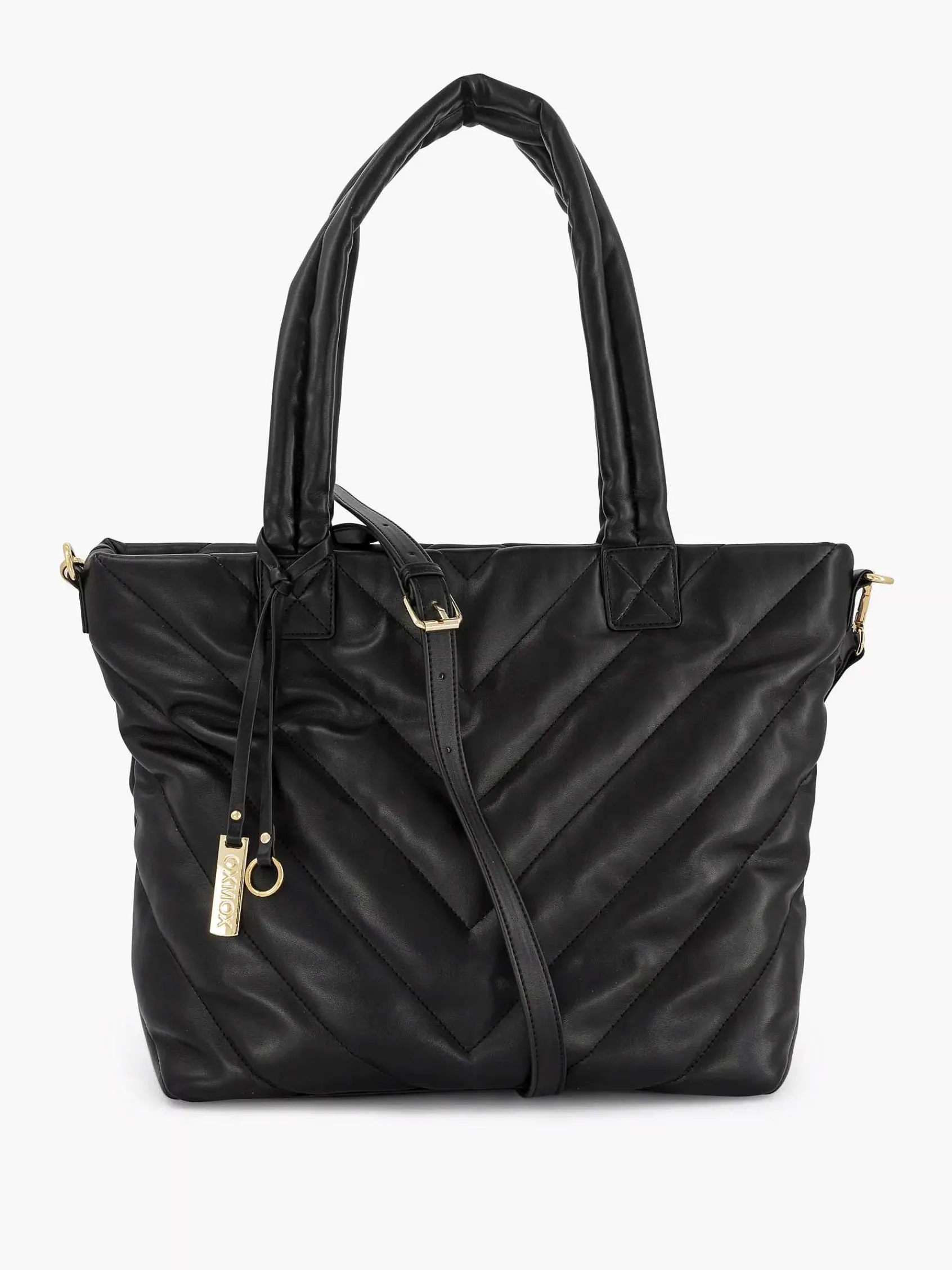 Graceland Online Exclusive Accessoires-Zwarte Schoudertas Doorgestikt
