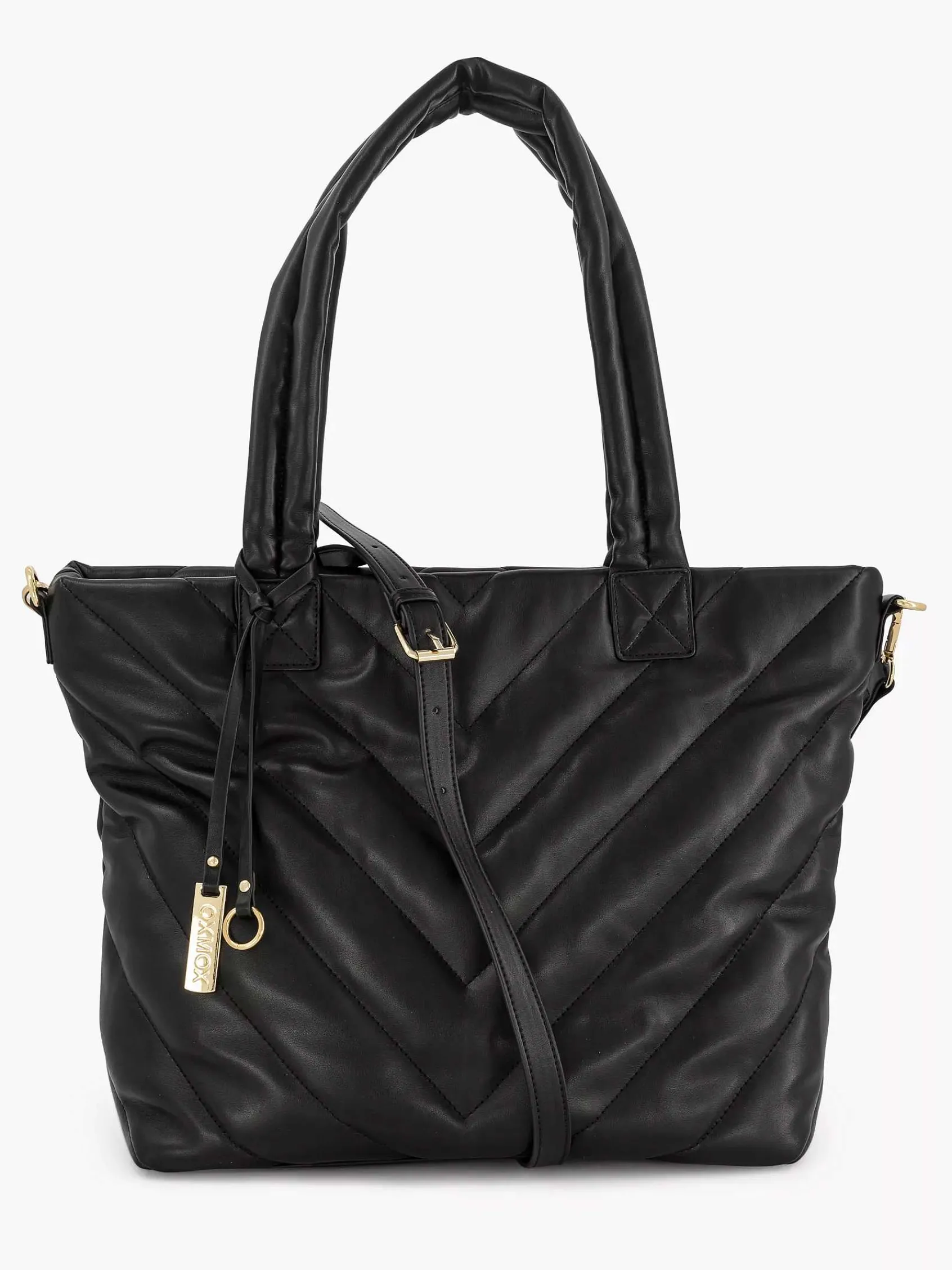 Graceland Online Exclusive Accessoires-Zwarte Schoudertas Doorgestikt