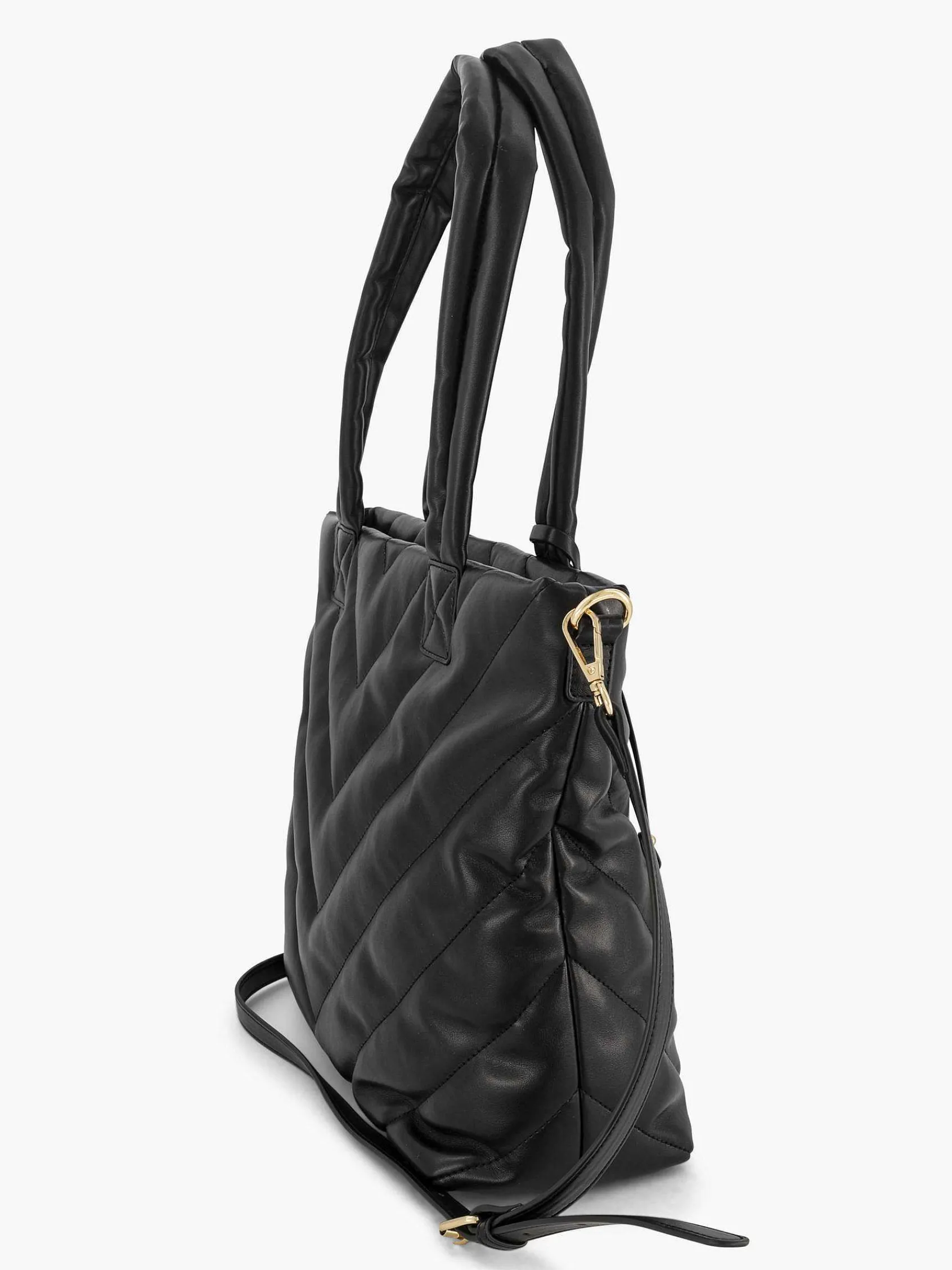 Graceland Online Exclusive Accessoires-Zwarte Schoudertas Doorgestikt