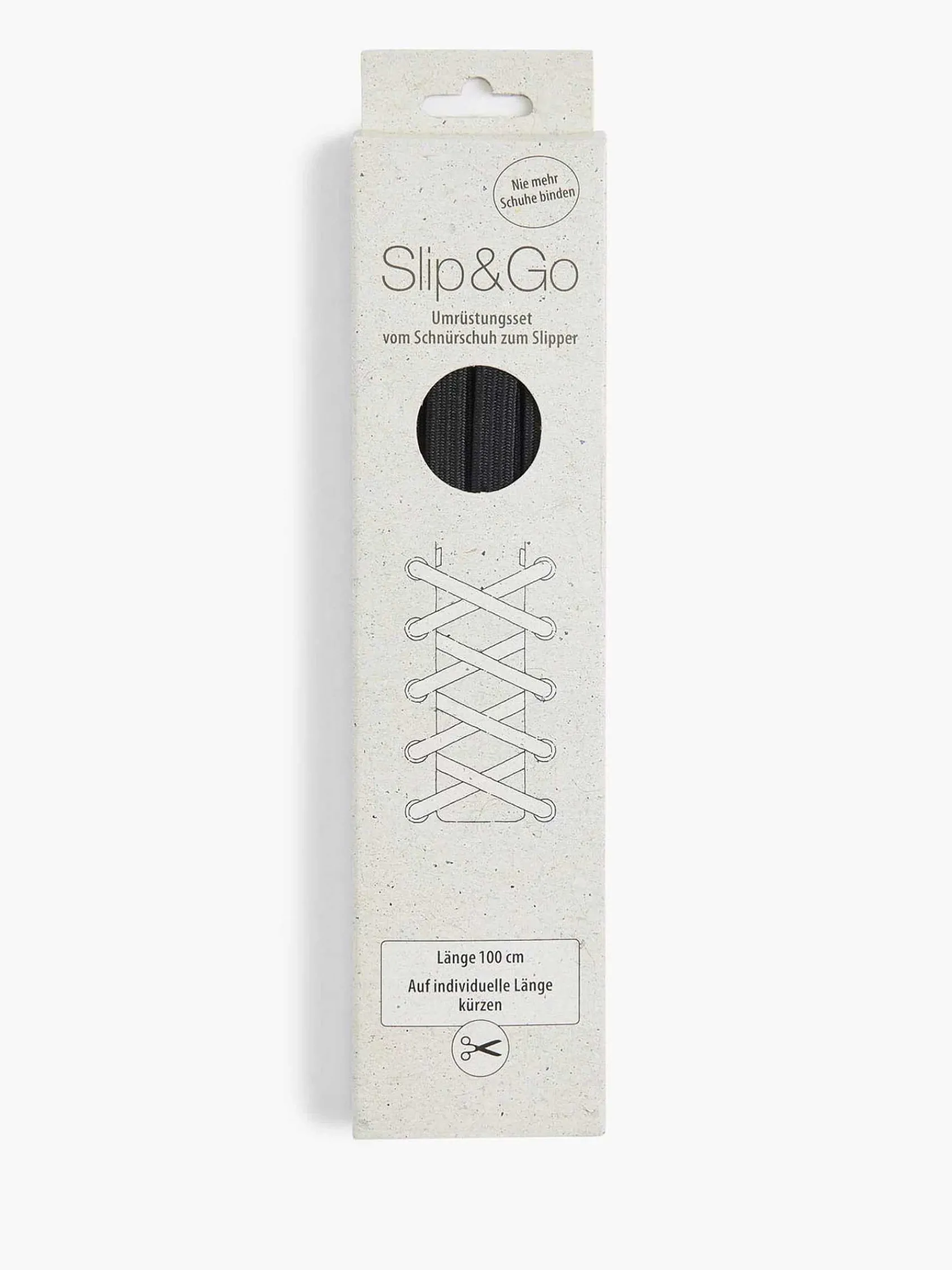 vanHaren Jongensschoenen-Zwarte Slip & Go Veter