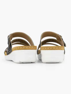 Easy Street Slippers-Zwarte Slipper