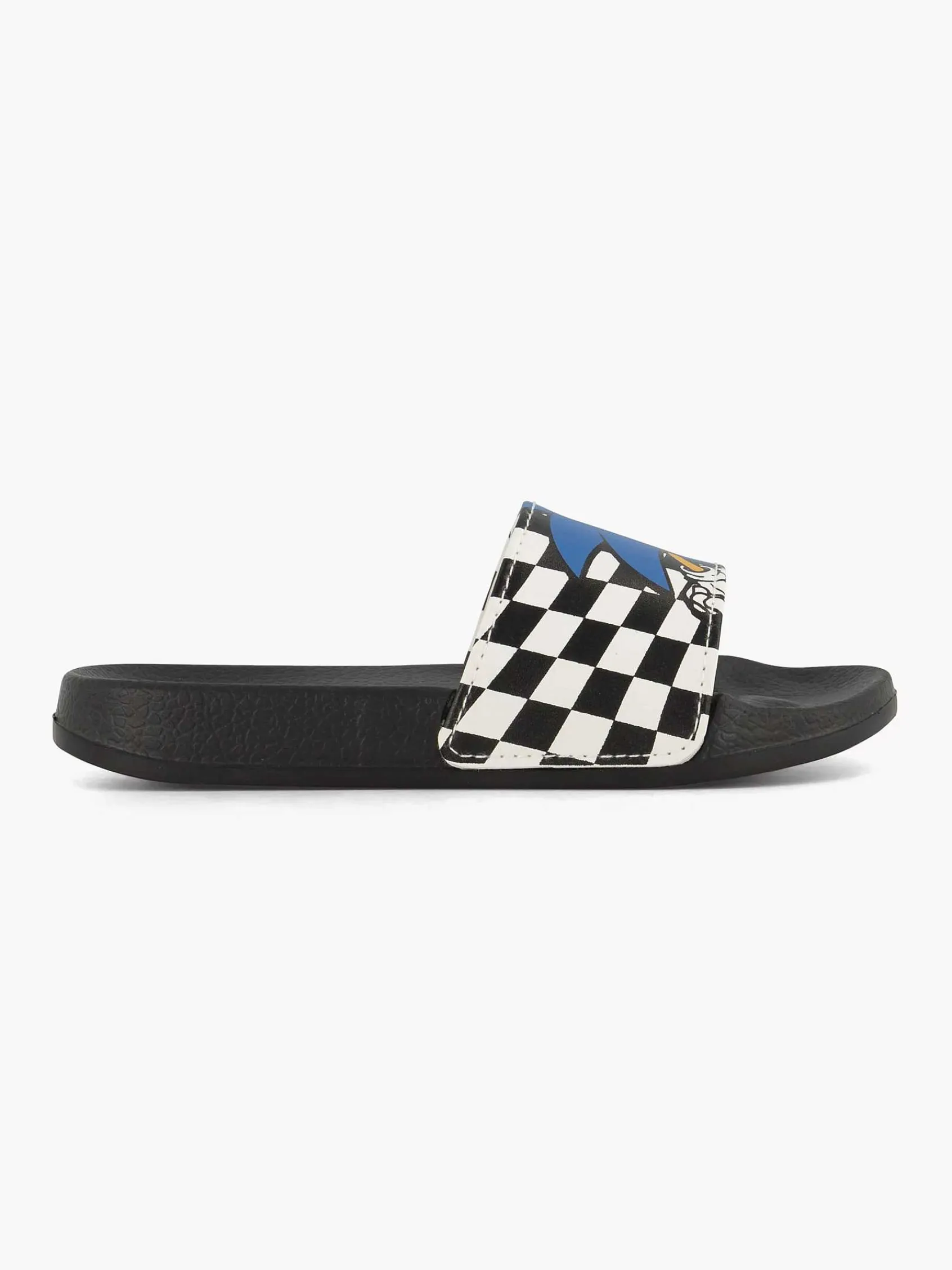 Sonic Jongensschoenen-Zwarte Slipper