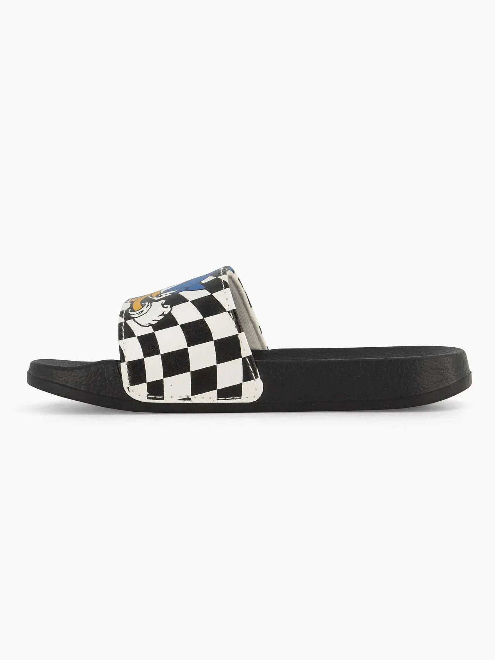 Sonic Jongensschoenen-Zwarte Slipper