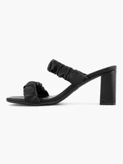 Oxmox Sandalen-Zwarte Slipper Hak