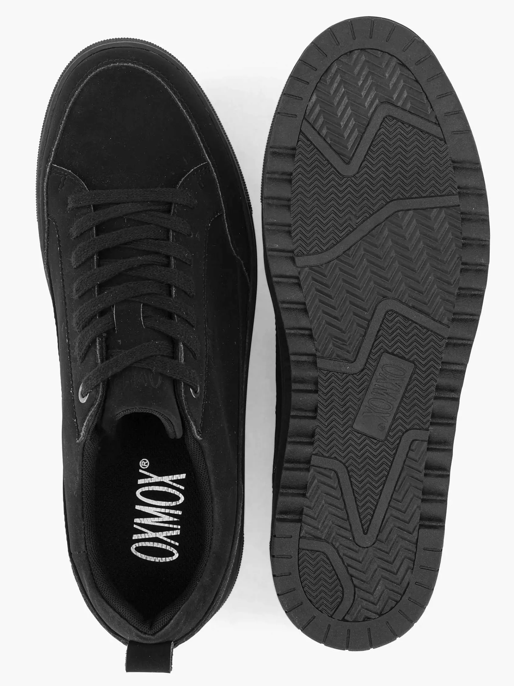 Oxmox Sneakers-Zwarte Sneaker
