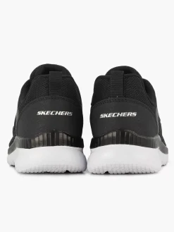 Skechers Sneakers-Zwarte Sneaker Memory Foam