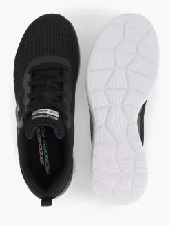 Skechers Sneakers-Zwarte Sneaker Memory Foam
