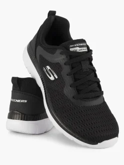 Skechers Sneakers-Zwarte Sneaker Memory Foam