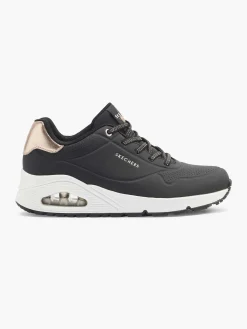 Skechers Sneakers-Zwarte Sneaker Memory Foam