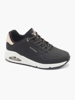 Skechers Sneakers-Zwarte Sneaker Memory Foam