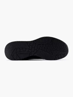 Skechers Sneakers-Zwarte Sneaker Memory Foam