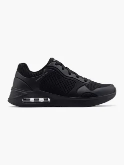 Skechers Sneakers-Zwarte Sneaker Memory Foam