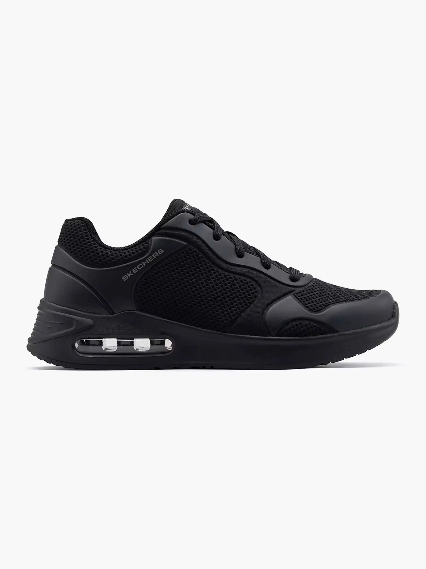 Skechers Sneakers-Zwarte Sneaker Memory Foam