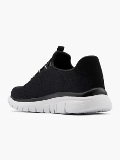 Skechers Sneakers-Zwarte Sneaker Memory Foam