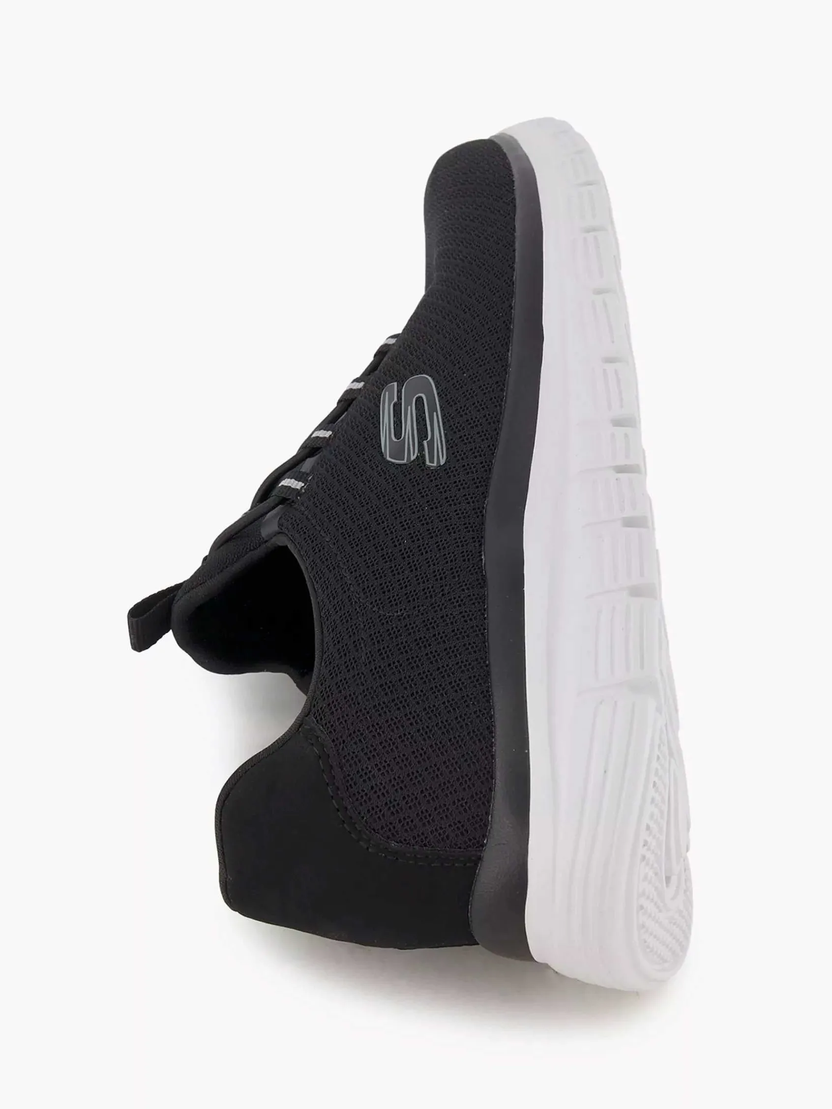 Skechers Sneakers-Zwarte Sneaker Memory Foam