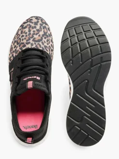 Bench Sneakers-Zwarte Sneaker Panterprint