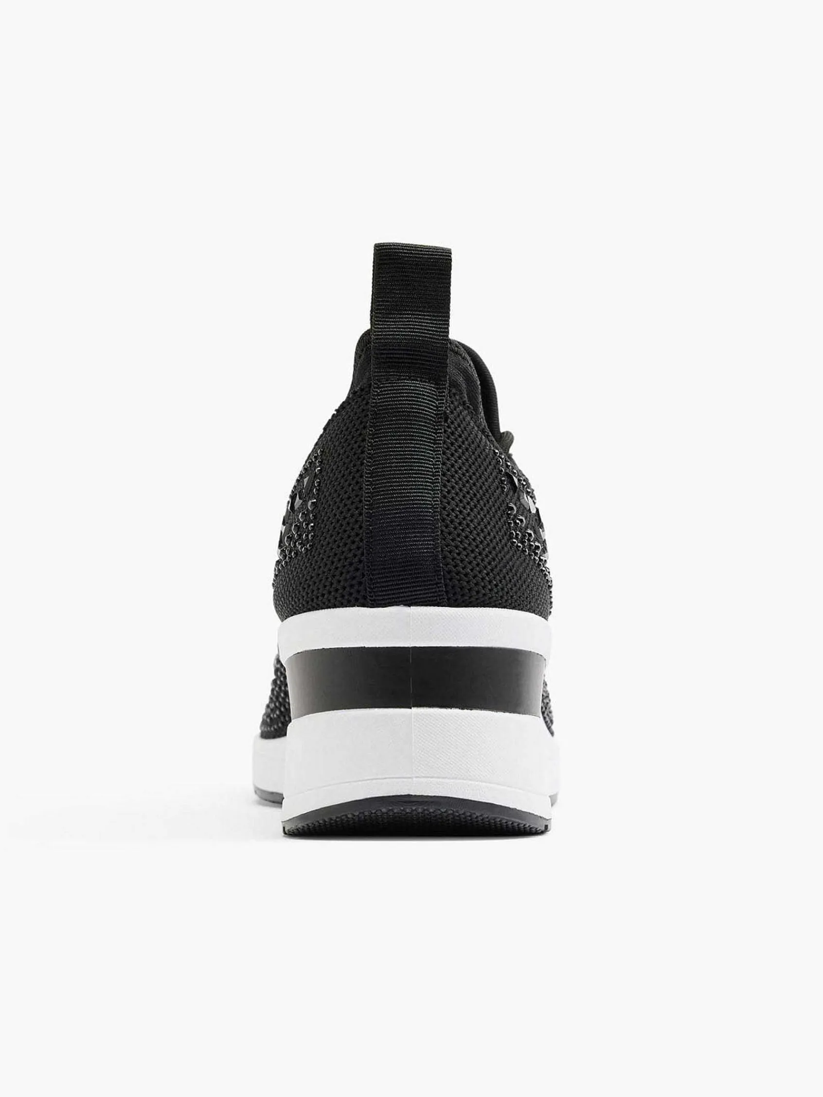 Graceland Sneakers-Zwarte Sneaker Steentjes