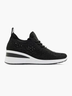 Graceland Sneakers-Zwarte Sneaker Steentjes