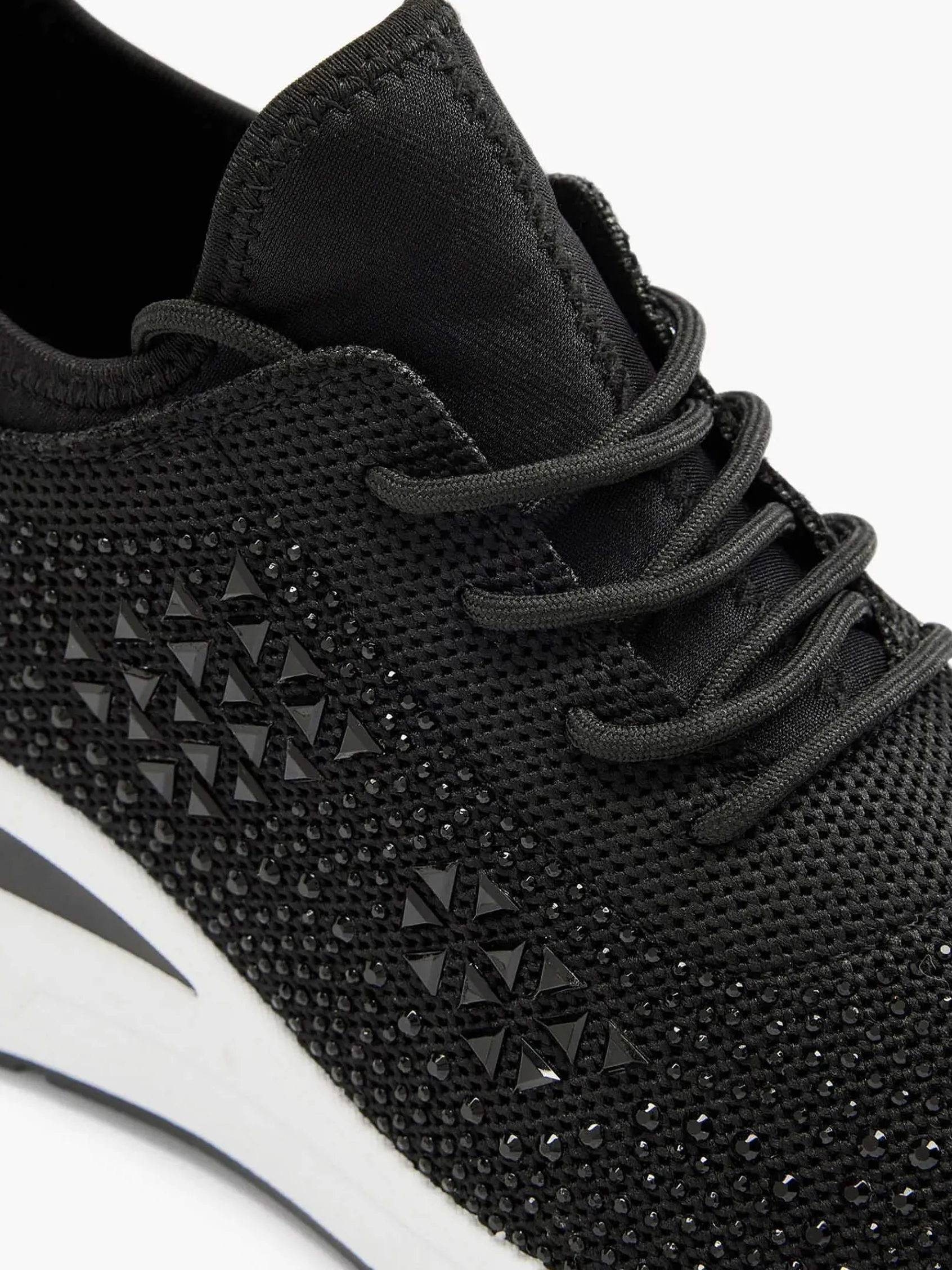 Graceland Sneakers-Zwarte Sneaker Steentjes
