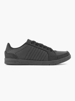 Graceland Sneakers-Zwarte Sneaker Stiksels