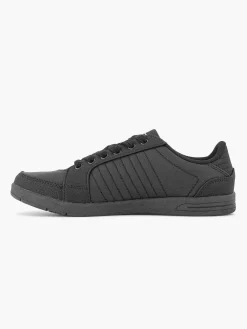 Graceland Sneakers-Zwarte Sneaker Stiksels