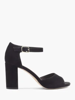 5th Avenue Sandalen-Zwarte Suede Sandalette