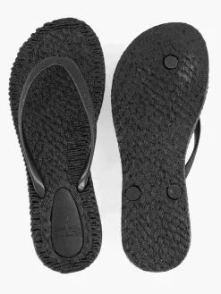Blue Fin Slippers-Zwarte Teenslipper