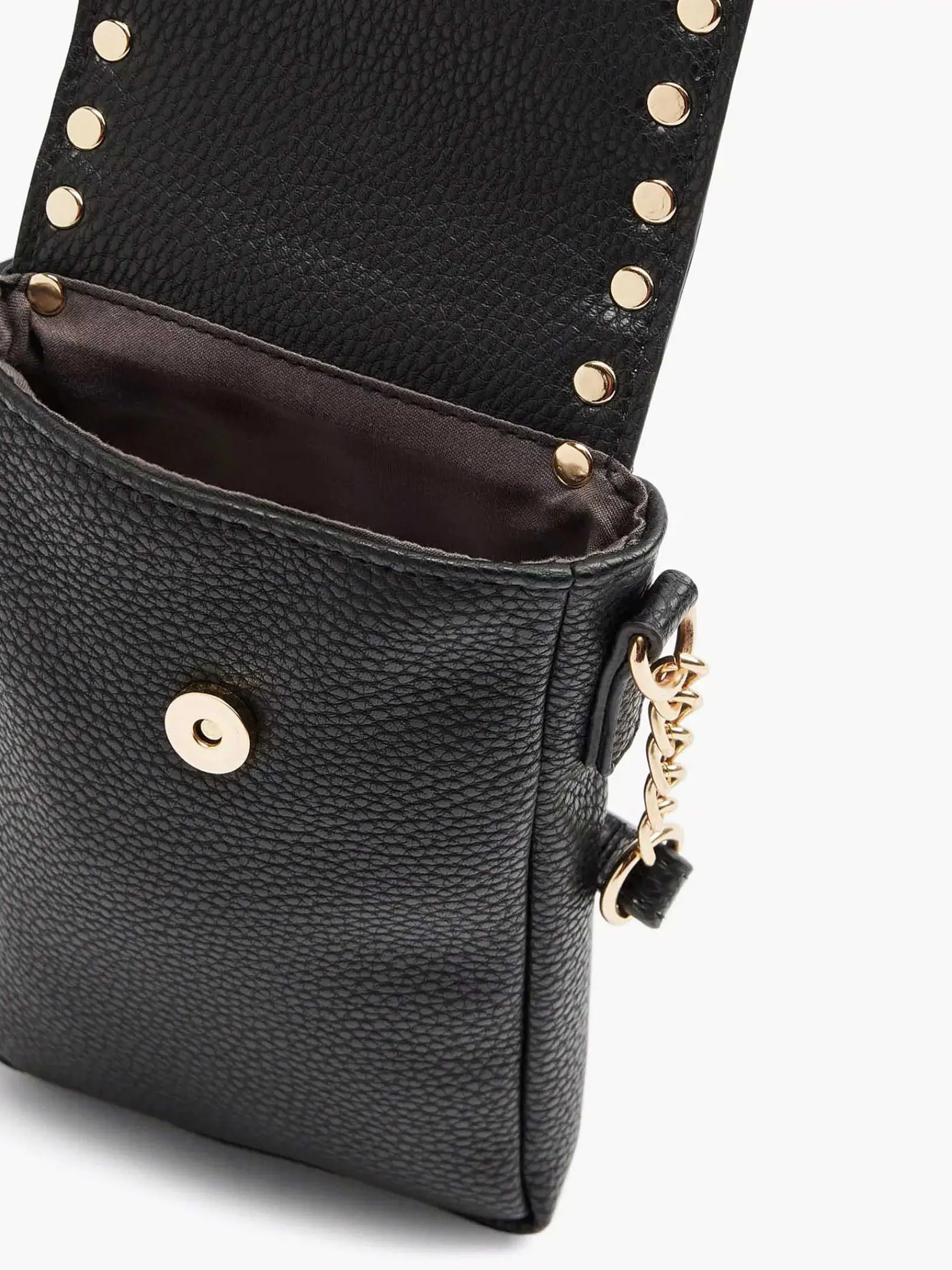 Oxmox Online Exclusive Accessoires-Zwarte Telefoontas Studs