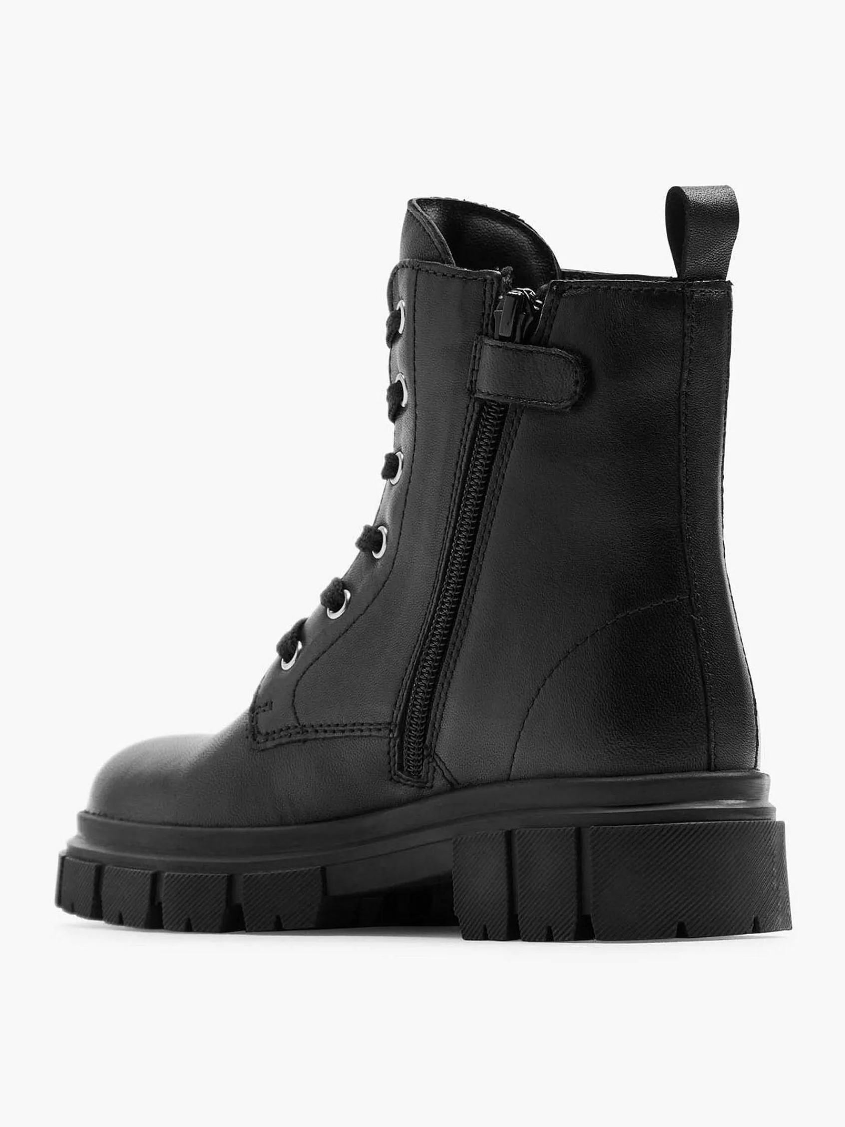Esprit Jongensschoenen-Zwarte Veterboot