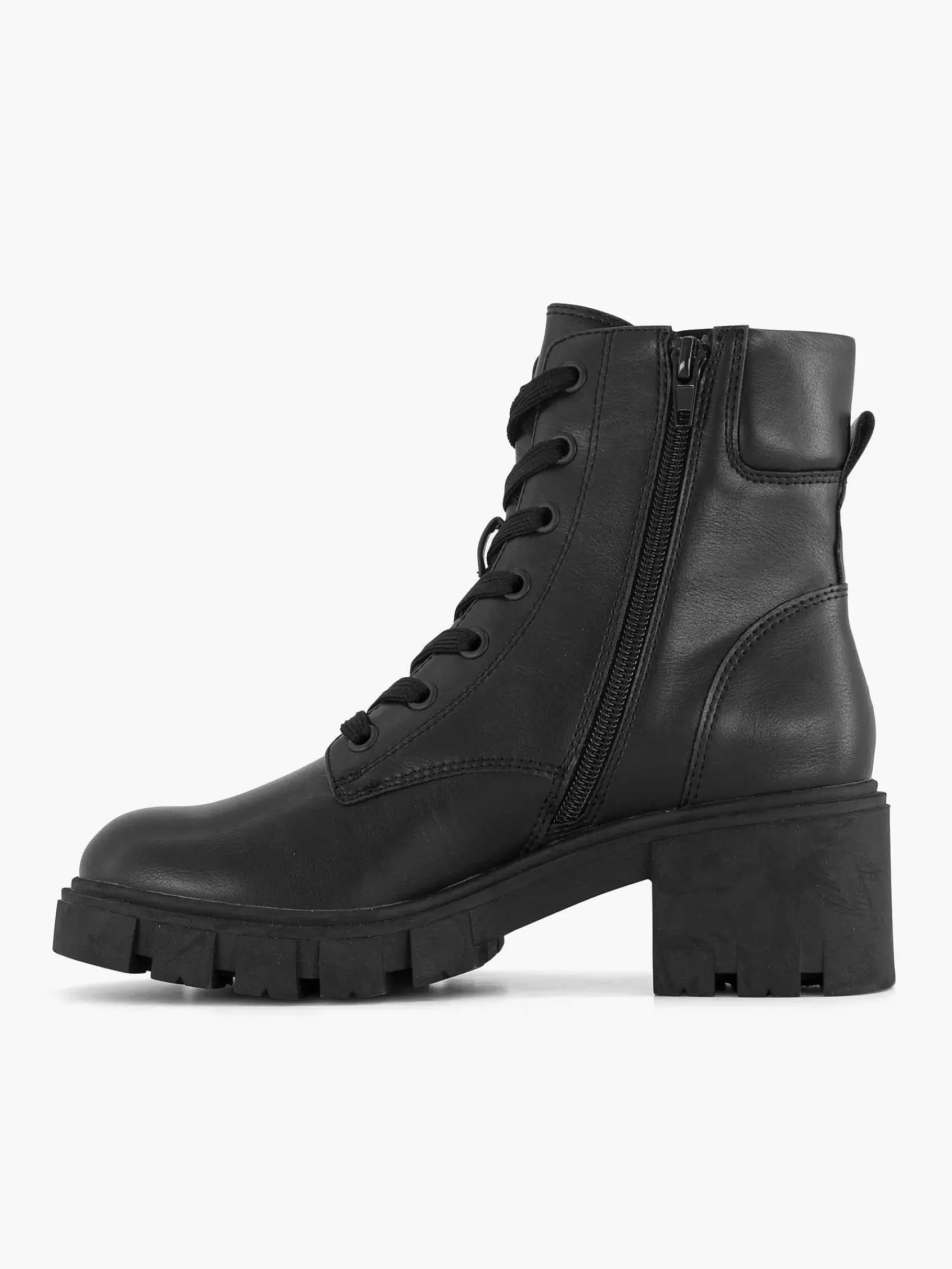 Graceland Enkellaarzen & Boots-Zwarte Veterboot