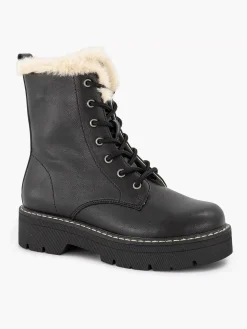 Oxmox Babyschoenen-Zwarte Veterboot