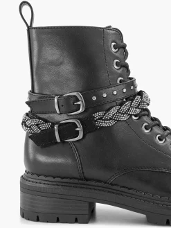 Graceland Enkellaarzen & Boots-Zwarte Veterboot