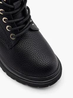Oxmox Jongensschoenen-Zwarte Veterboot