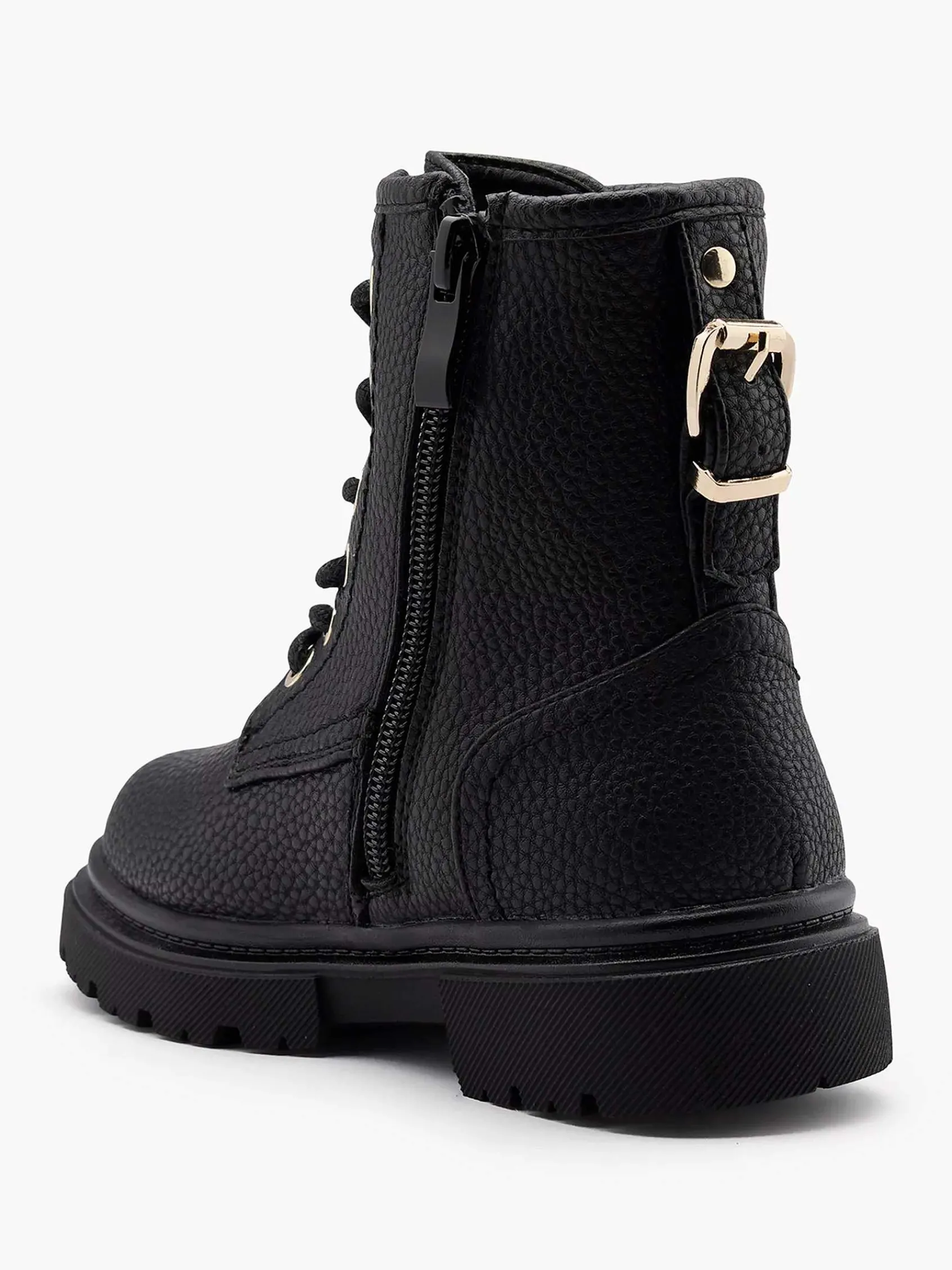 Oxmox Jongensschoenen-Zwarte Veterboot