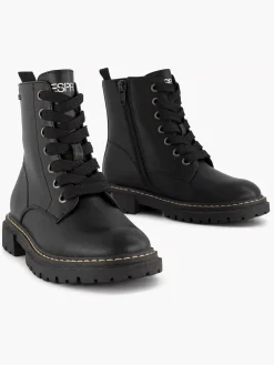 Esprit Babyschoenen-Zwarte Veterboot