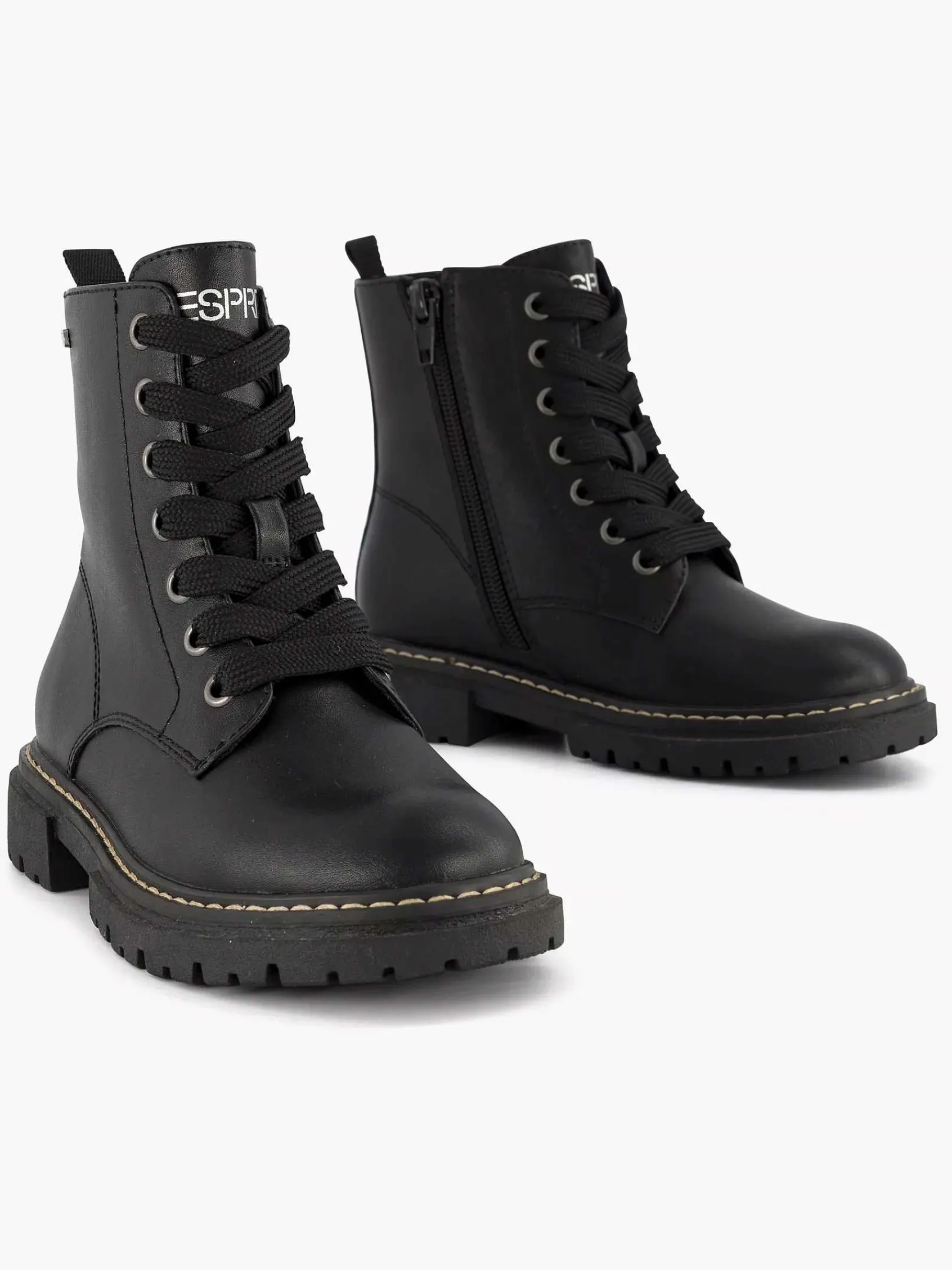 Esprit Babyschoenen-Zwarte Veterboot