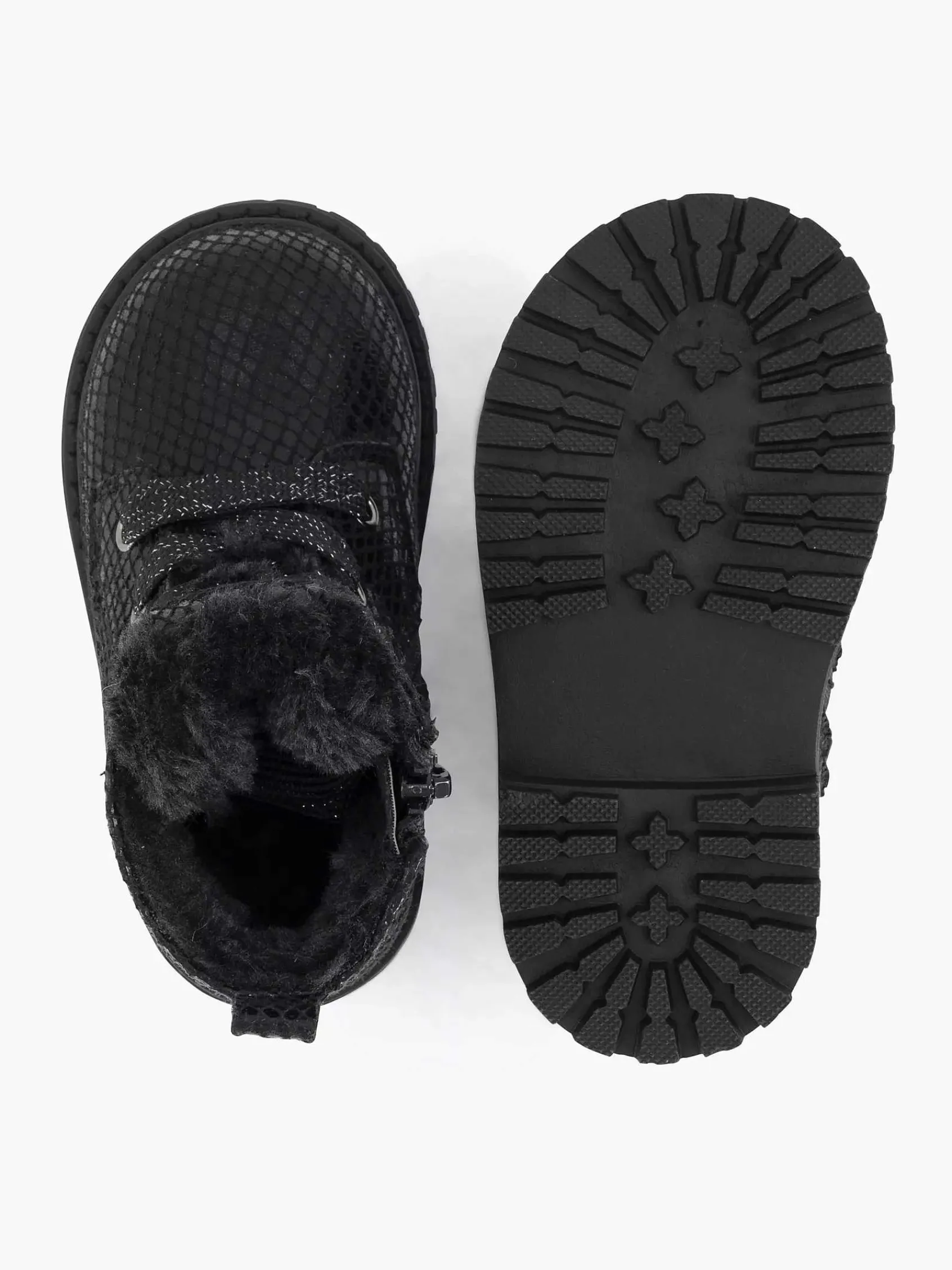 Graceland Babyschoenen-Zwarte Veterboot