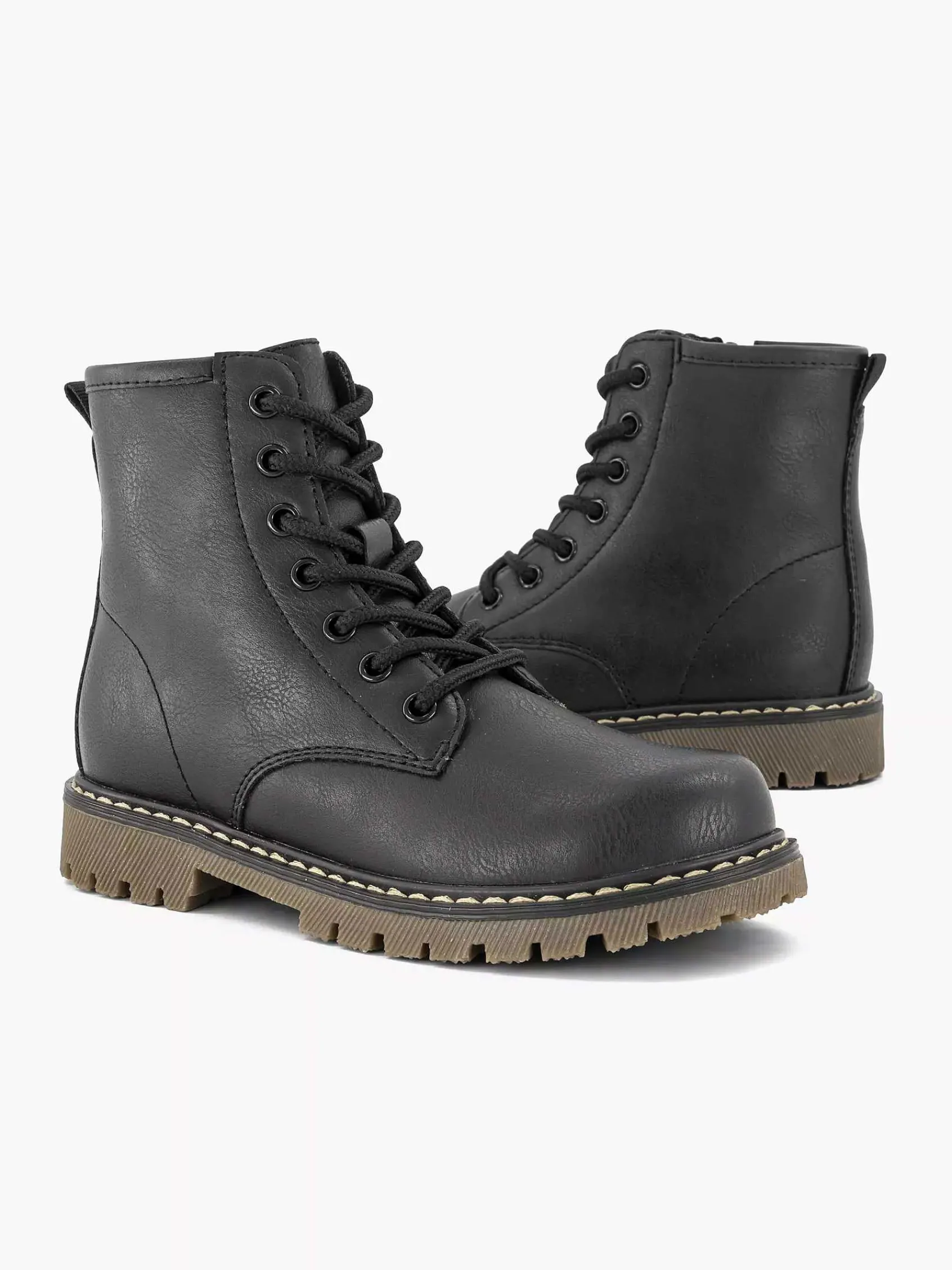 Graceland Babyschoenen-Zwarte Veterboot