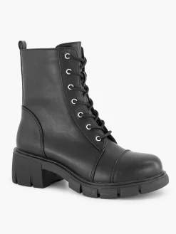 Oxmox Jongensschoenen-Zwarte Veterboot