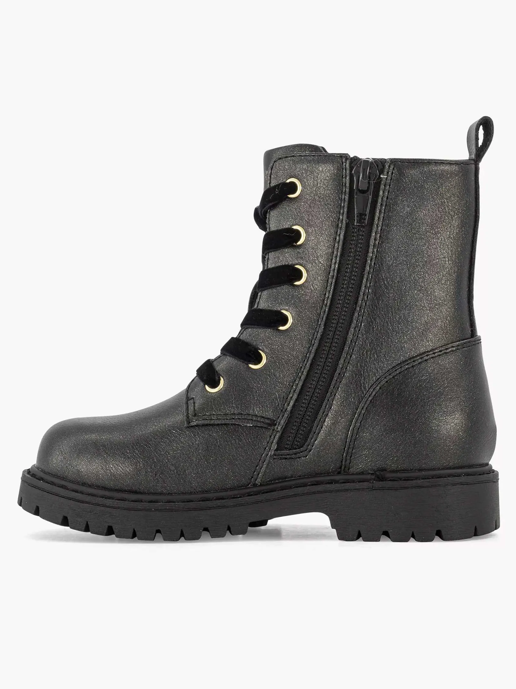Graceland Jongensschoenen-Zwarte Veterboot