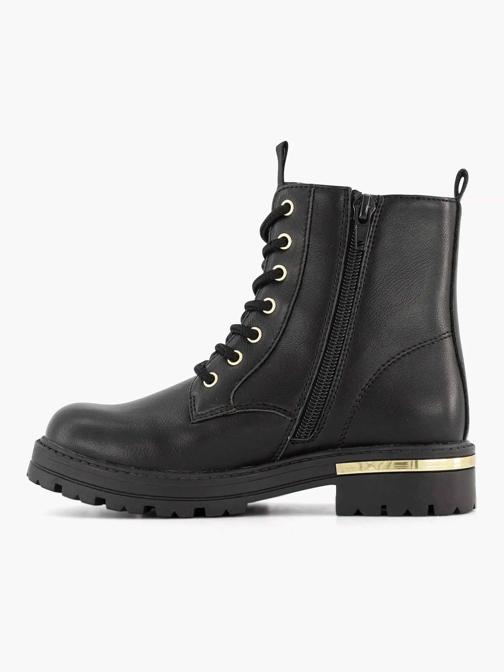 Graceland Jongensschoenen-Zwarte Veterboot