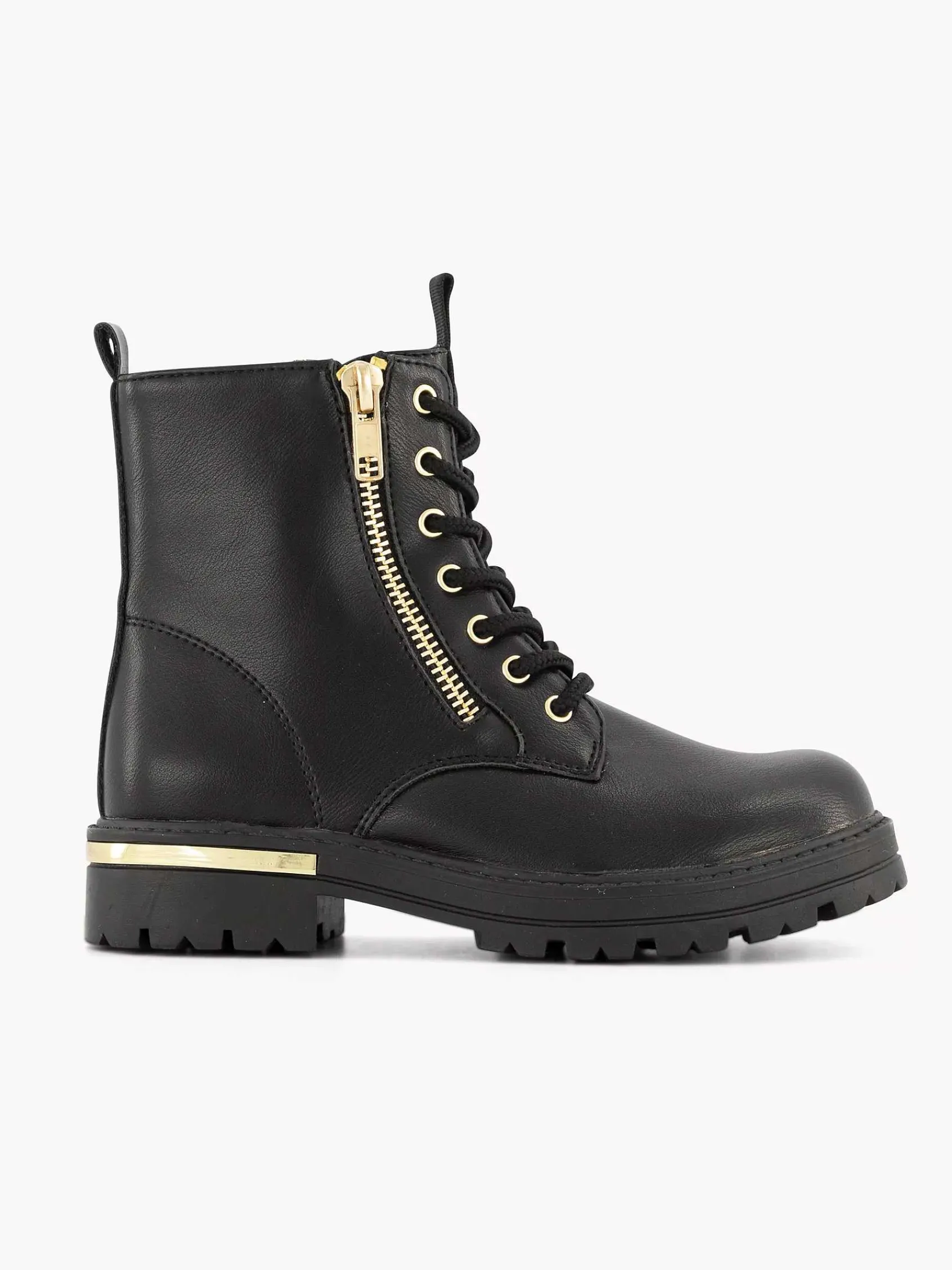 Graceland Jongensschoenen-Zwarte Veterboot